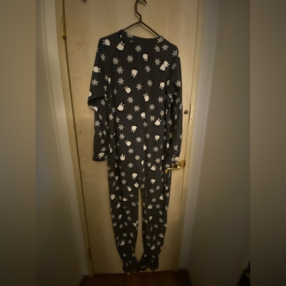 Adult footie jammies. Size XL - Picture 1 of 10